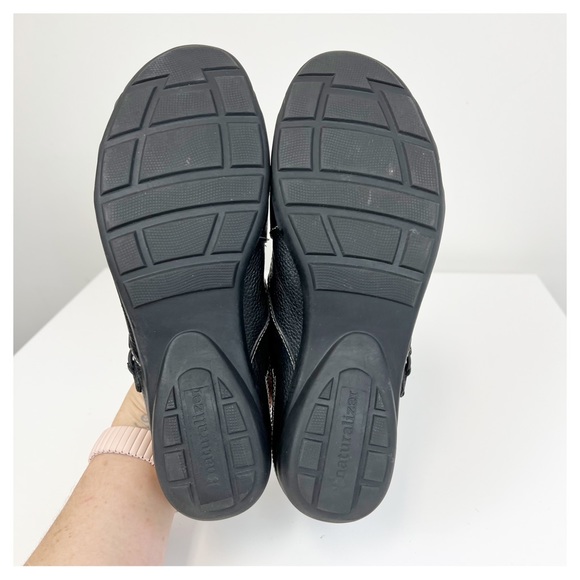 Naturalizer Noland Mary Jane Black Leather Comfort Shoe Size 7.5 - Picture 7 of 10